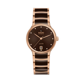 Rado Centrix Women's 35mm Automatic Ceramic & Rose PVD Watch R30 037 732