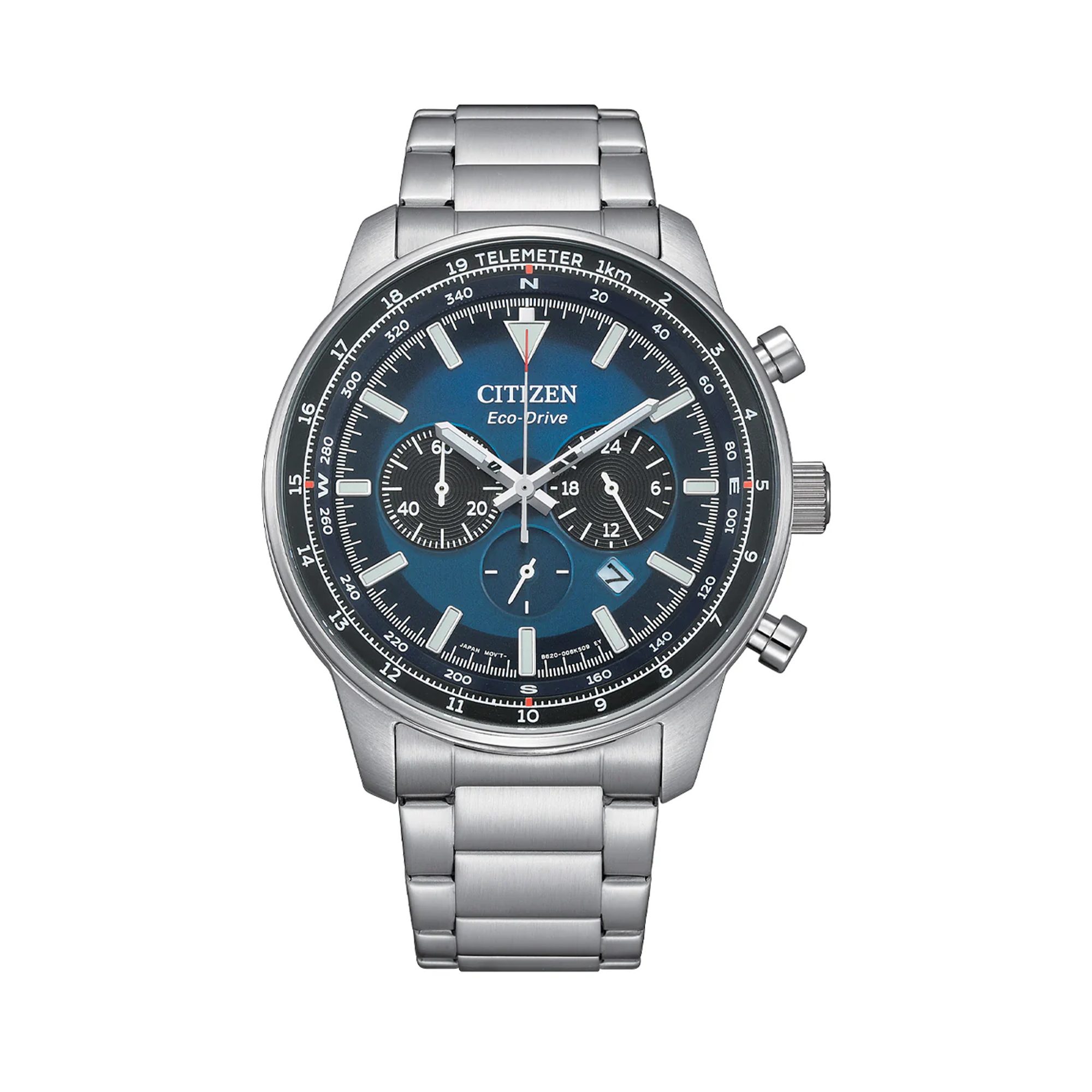 Citizen Men's Blue Quartz Chronograph Watch CA4500-91L