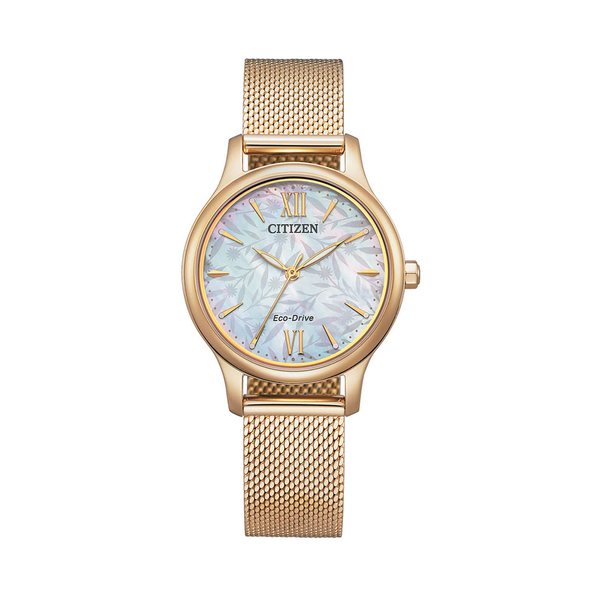 Citizen Eco Drive Women's 30.50mm Gold PVD Watch EM0892-80D