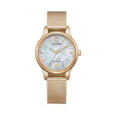 Citizen Eco Drive Women's 30.50mm Gold PVD Watch EM0892-80D