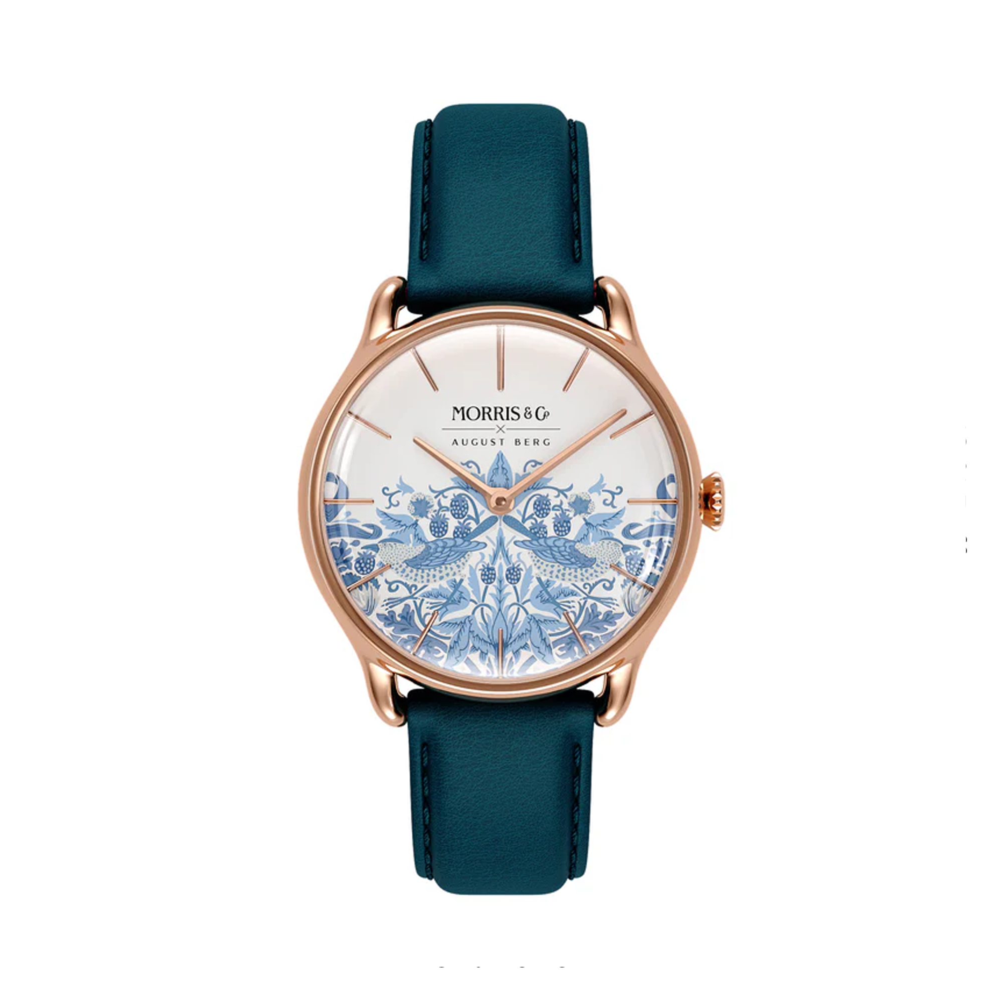 August Berg Women's Morris & Co Rose PVD Quartz 30mm Watch M1ST0530A28LWB