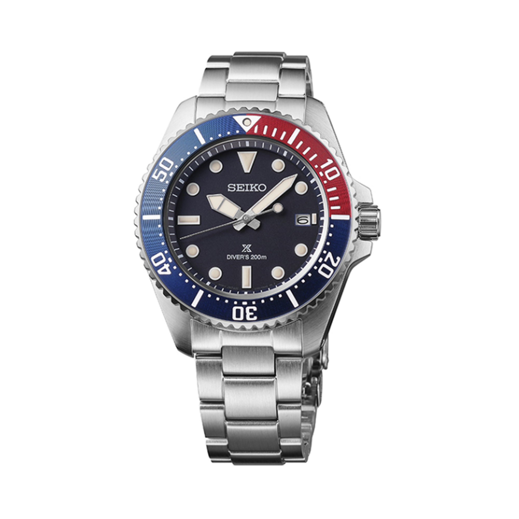 Seiko Prospex Men's 41mm Stainless Steel Solar Watch SNE595P
