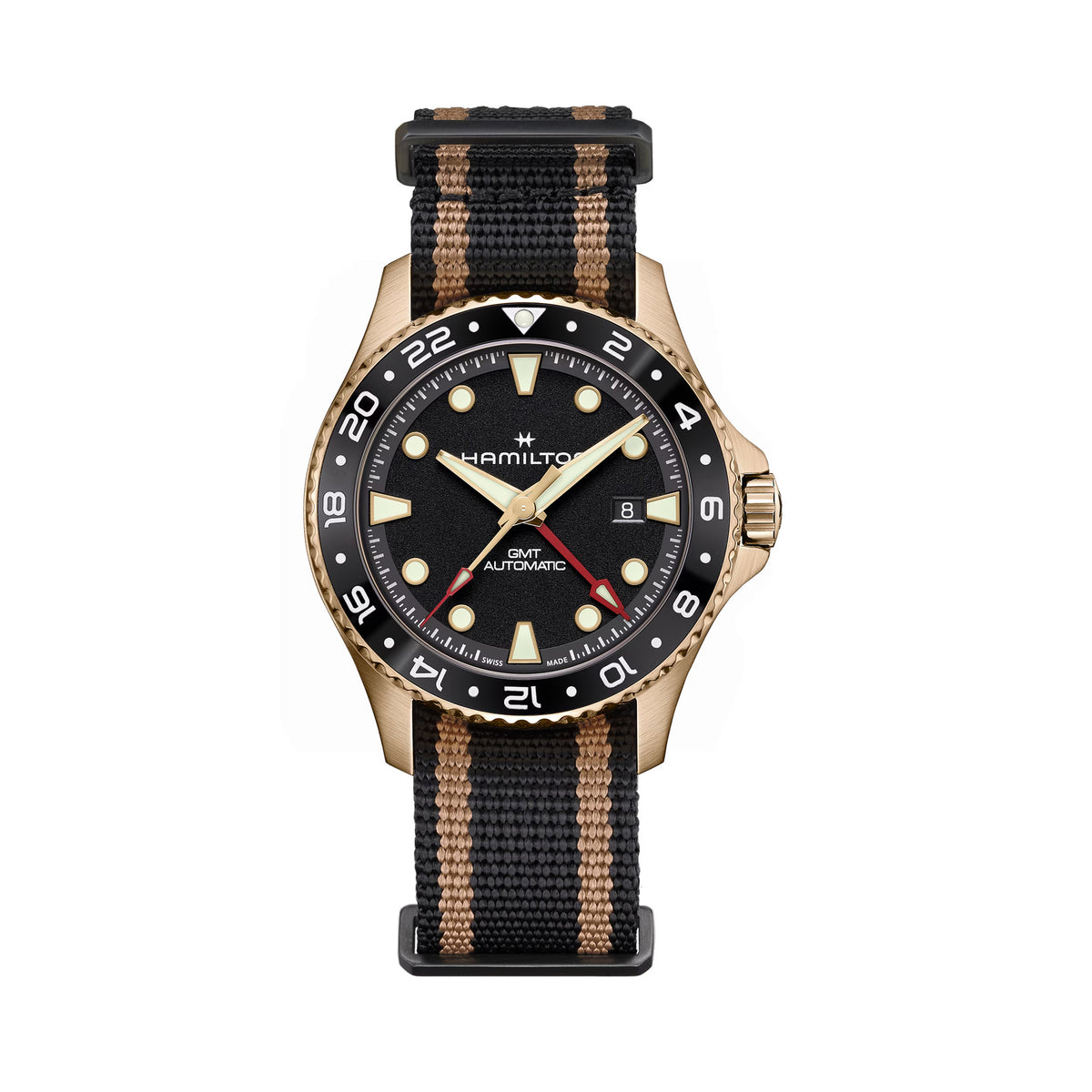 Hamilton Khaki Navy Automatic GMT Men's 43mm Watch H82565930