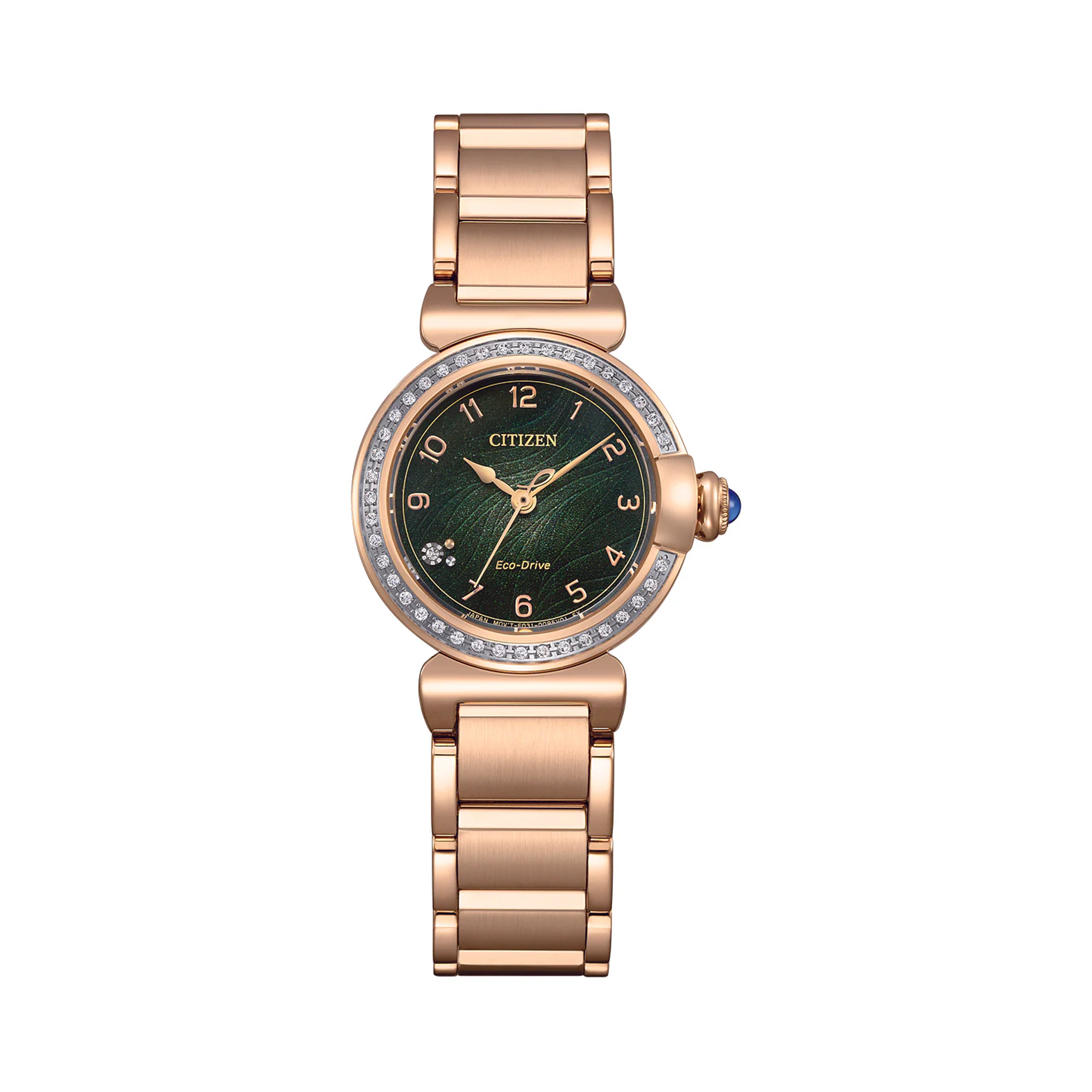 Citizen Eco Drive Women's 26mm Rose PVD Solar Watch EM1123-62X