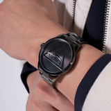 Guess Men's 44mm Black PVD Quartz Watch GW0782G2