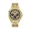 Guess Men's 46mm Gold PVD Quartz Watch GW0785G2