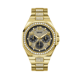 Guess Men's 46mm Gold PVD Quartz Watch GW0785G2