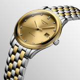 Longines Flagship Men's 38.5mm Stainless Steel & Yellow Plated Two-Tone Automatic Watch L4.974.3.37.7