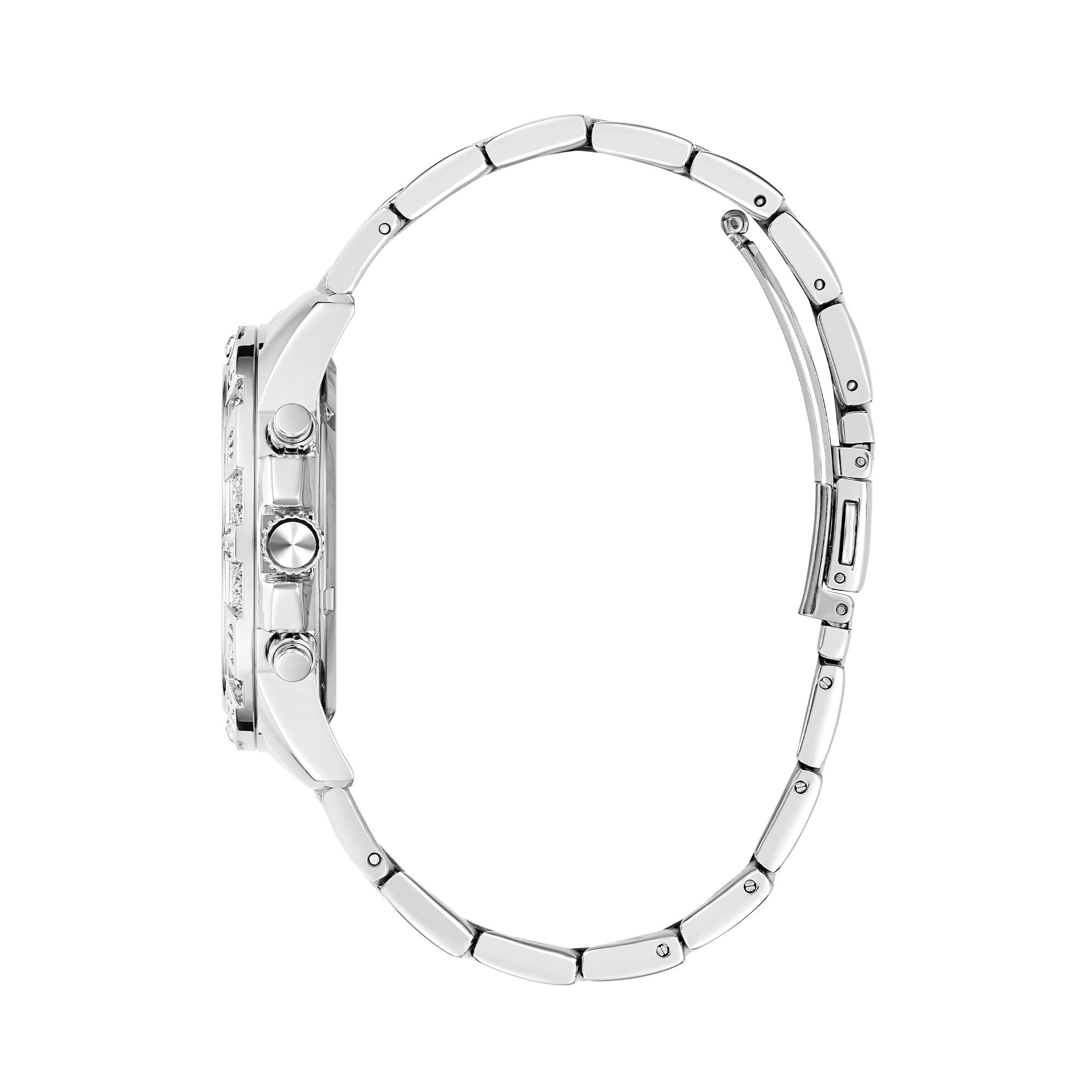 Guess Men's 40mm Sterling Silver Quartz Watch GW0771L1