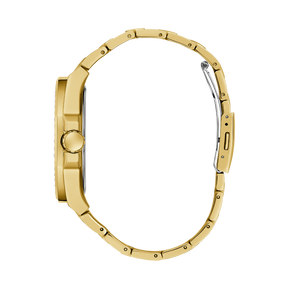 Guess Men's 46mm Gold PVD Quartz Watch GW0785G2