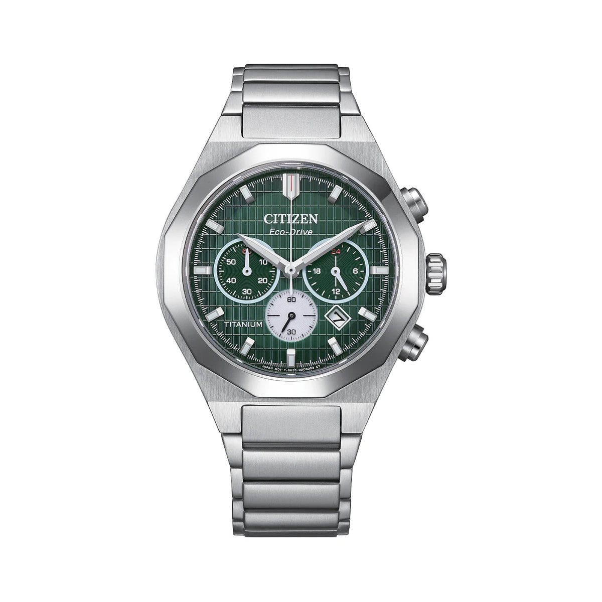 Citizen Zenshin Eco Drive Chronograph Men's 41mm Watch CA4691-59X