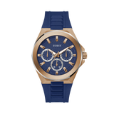 Guess Men's 46mm Rose PVD Quartz Watch GW0799G2