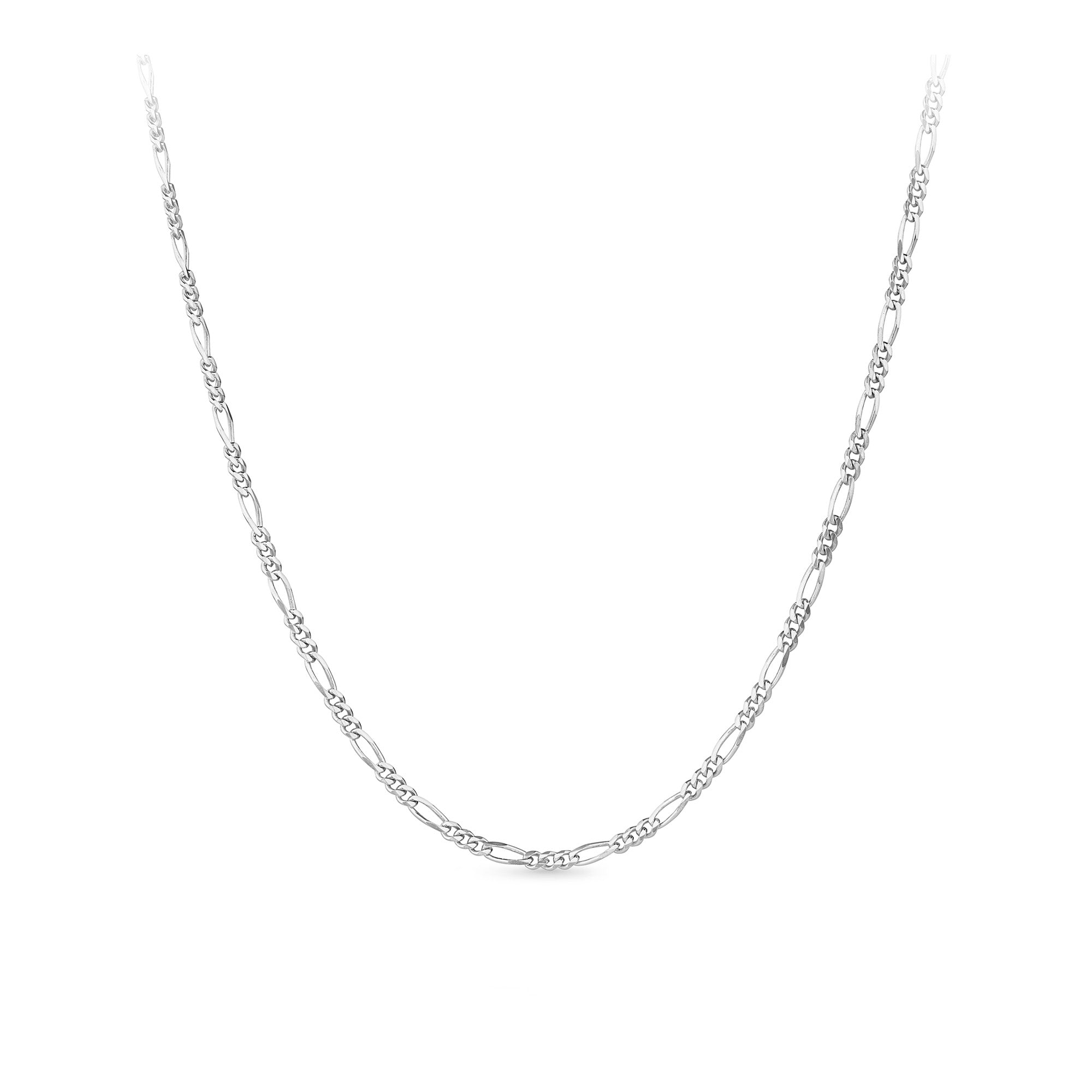 Figaro Link Chain in Sterling Silver