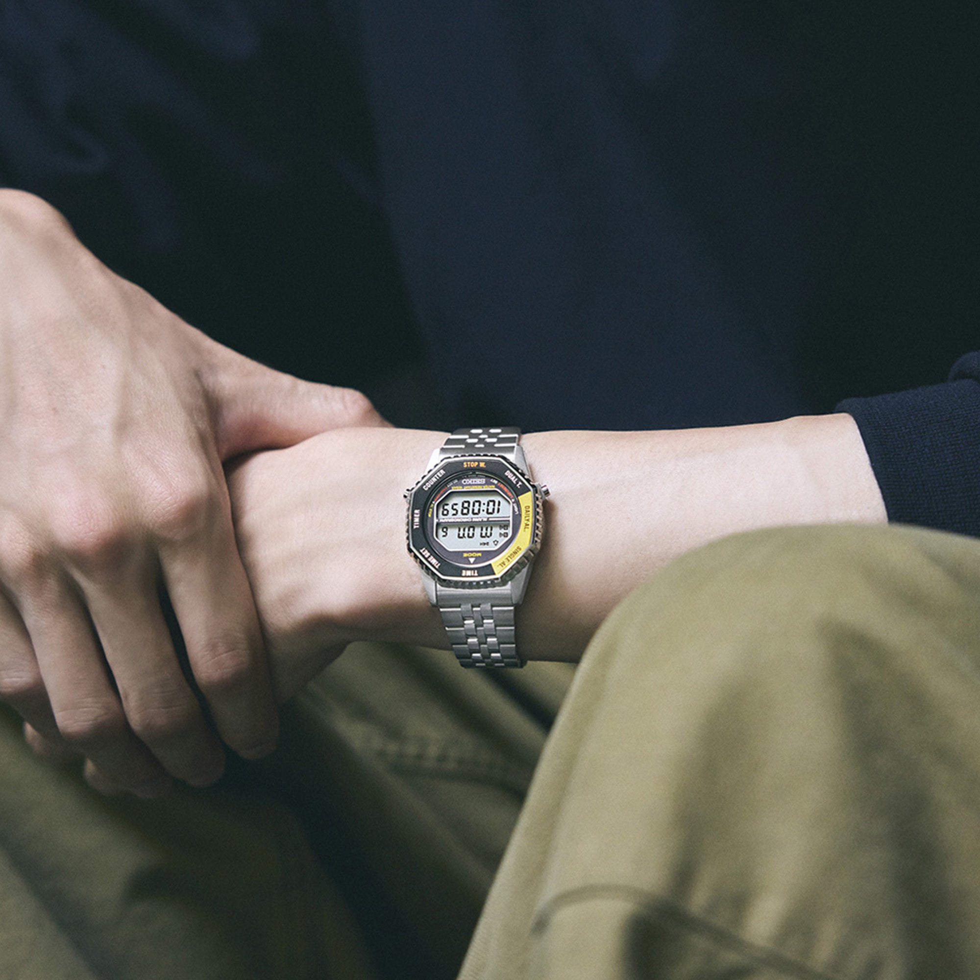 Seiko Rotocall Digital 37mm Watch SMGG17P