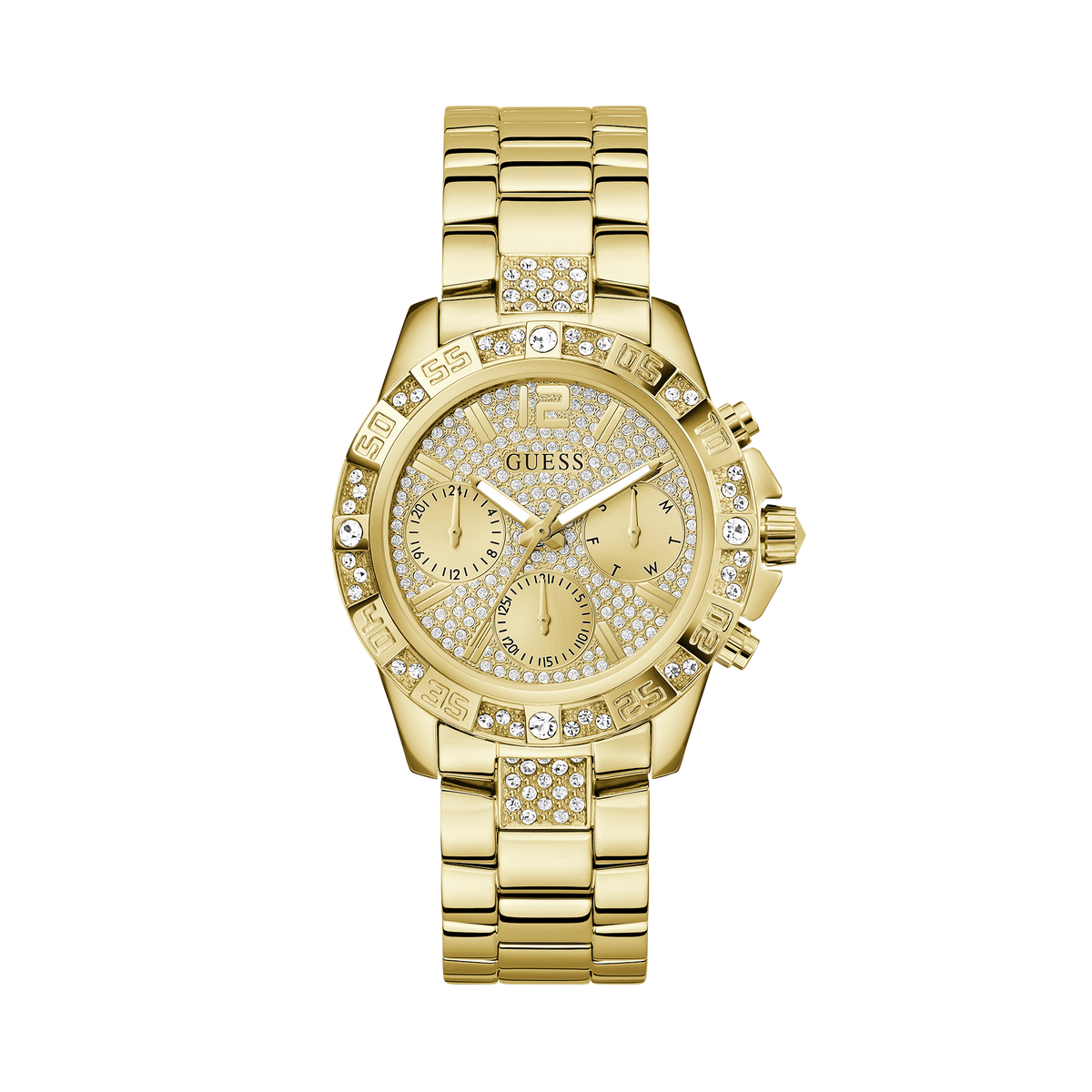 Guess Men s 40mm Gold PVD Quartz Watch GW0771L2