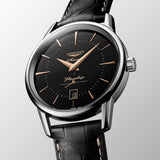 Longines Flagship Heritage Men's 38.5mm Stainless Steel Automatic Watch L4.795.4.58.0
