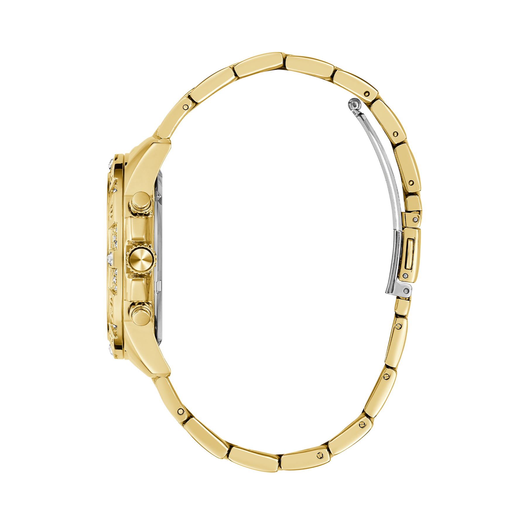 Guess Men s 40mm Gold PVD Quartz Watch GW0771L2