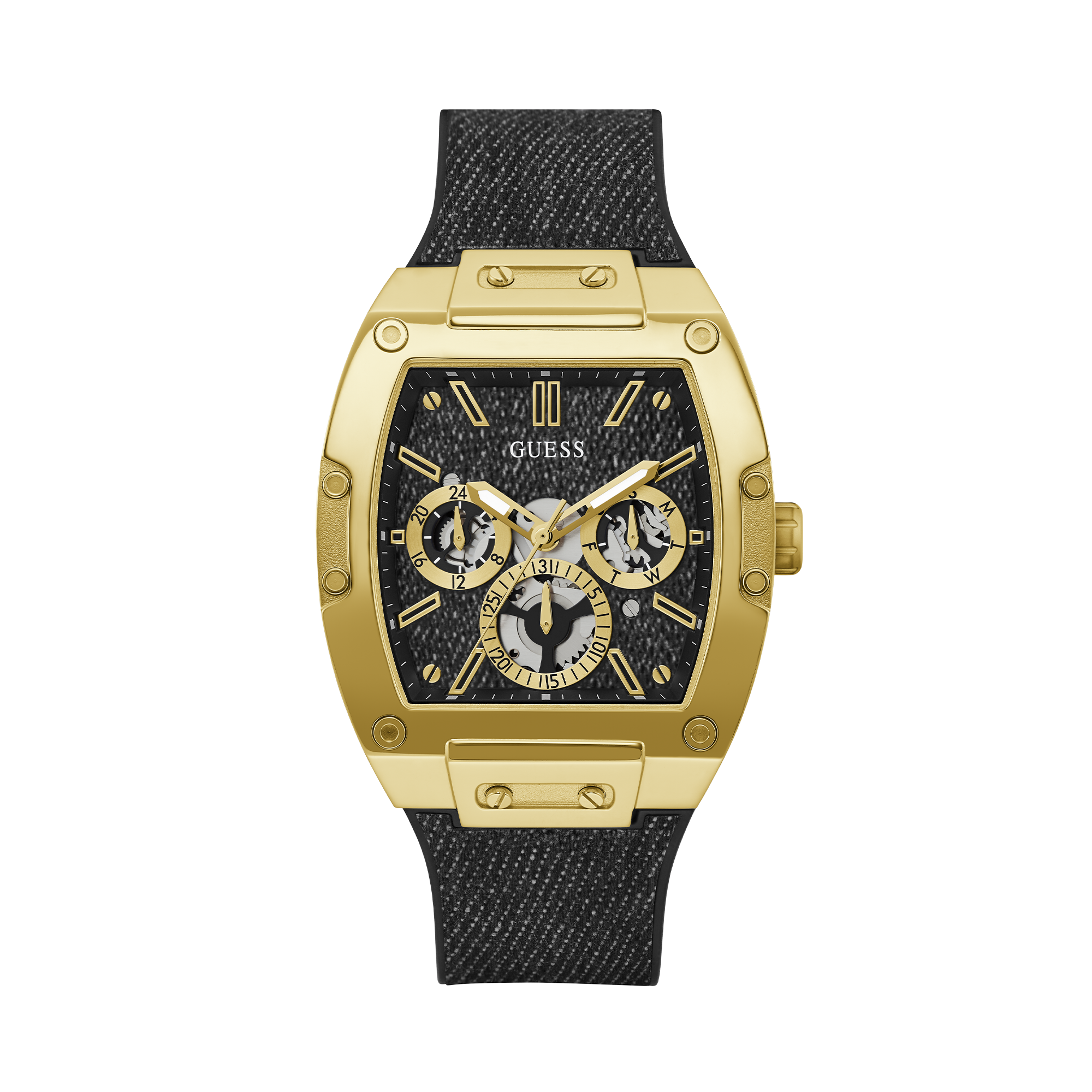 Guess Men's 41.50mm Gold PVD Quartz Watch GW0786G1