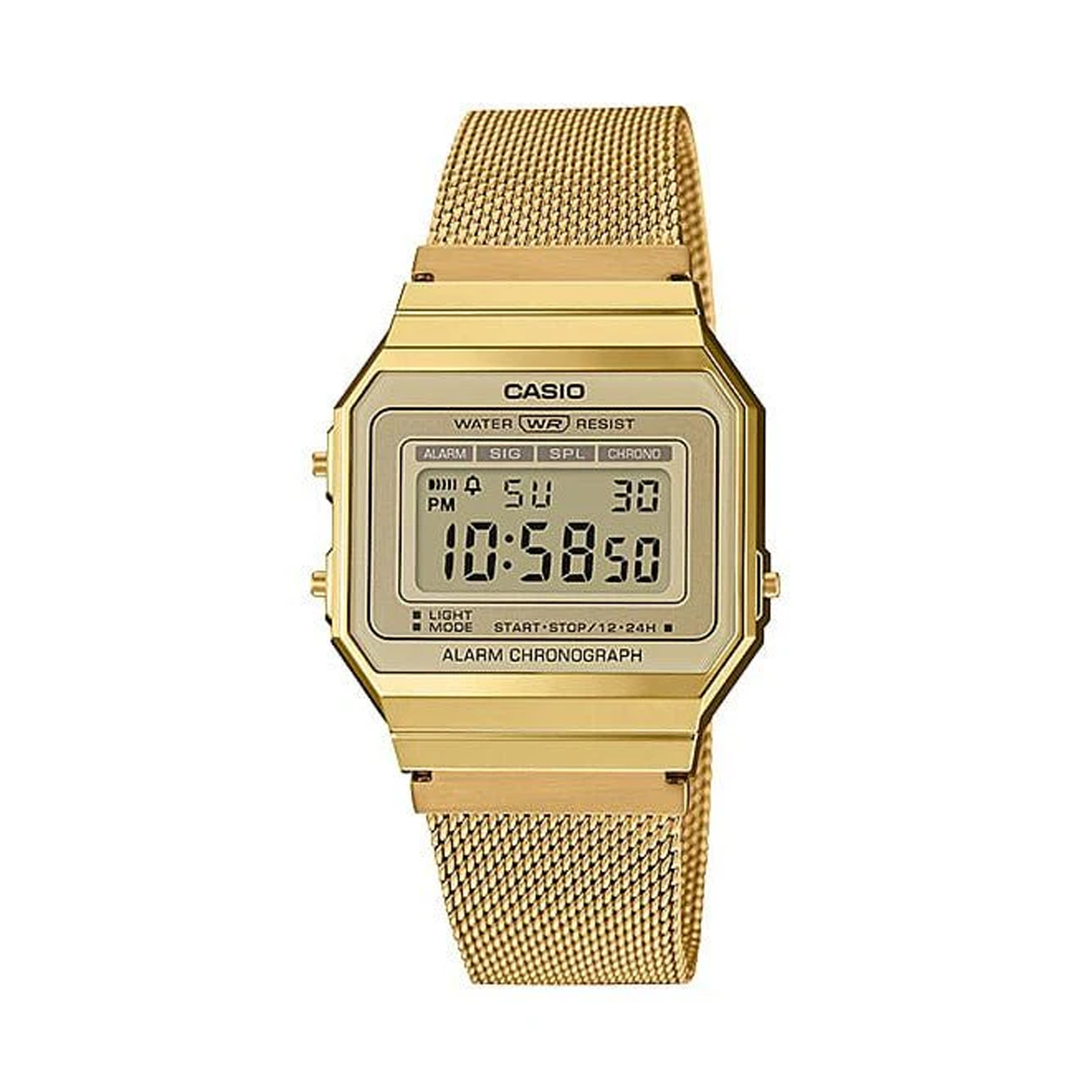 Casio Vintage Gold PVD Quartz Watch A700WMG-9A