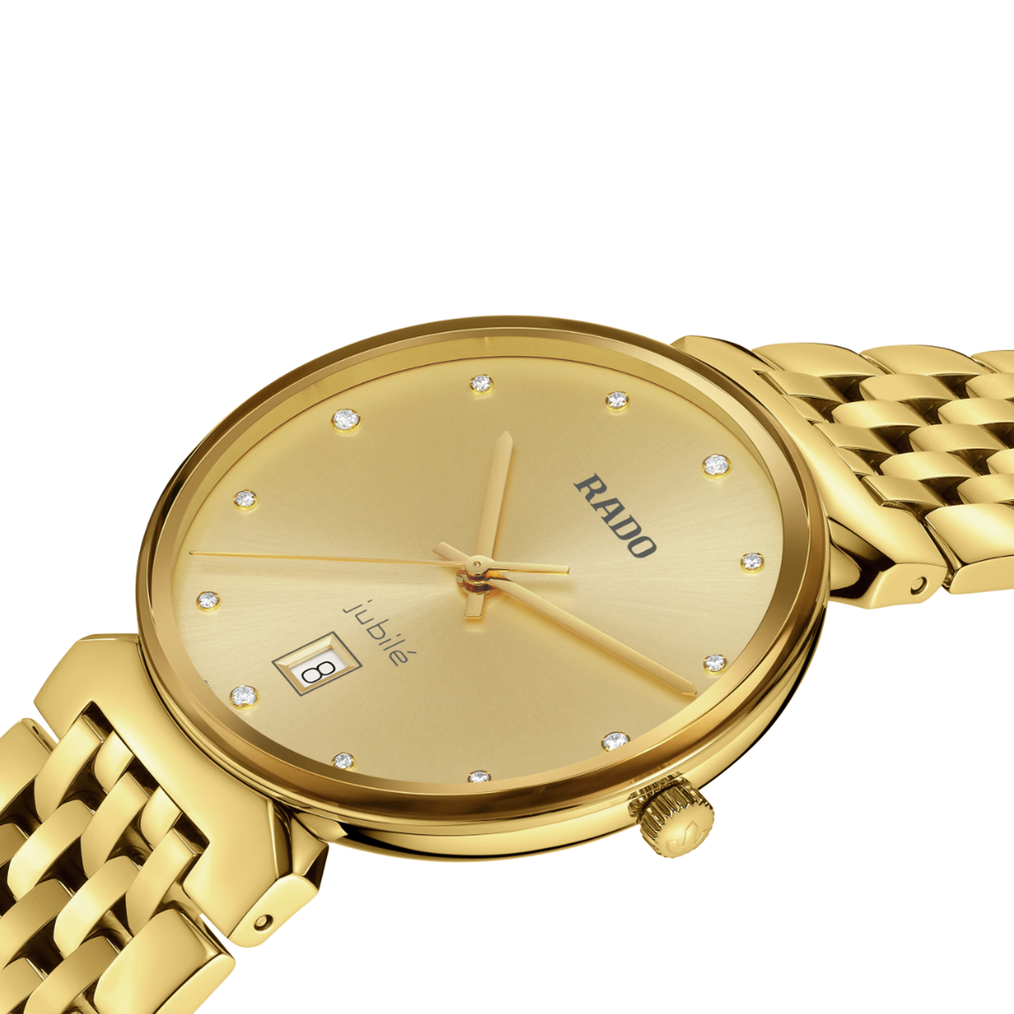 Rado Florence Men's 38mm Rose PVD Quartz Watch R48 914 713