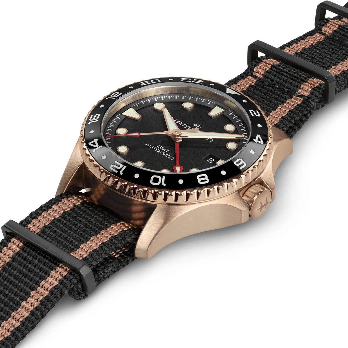 Hamilton Khaki Navy Automatic GMT Men's 43mm Watch H82565930