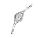 Guess Women's 28mm Silver Audrey Glitz Hexagonal Quartz Watch GW0680L1