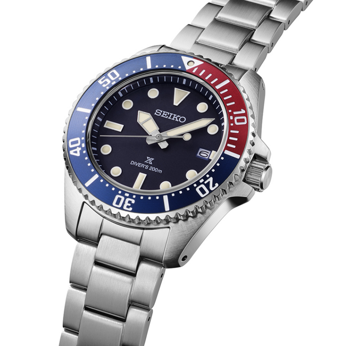 Seiko Prospex Men's 41mm Stainless Steel Solar Watch SNE595P