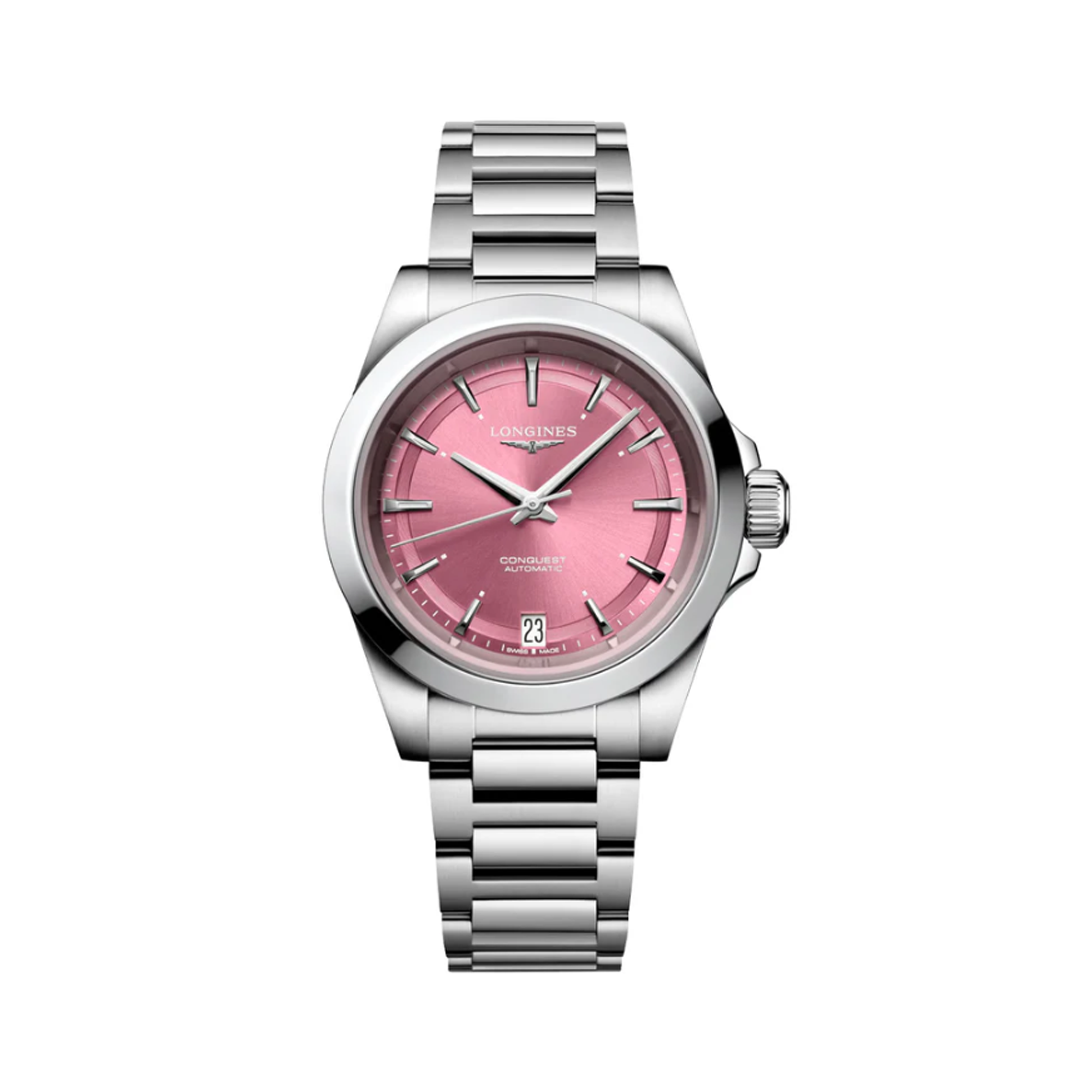 Longines Conquest Women's 34mm Stainless Steel Automatic Watch L3.430.4.99.6