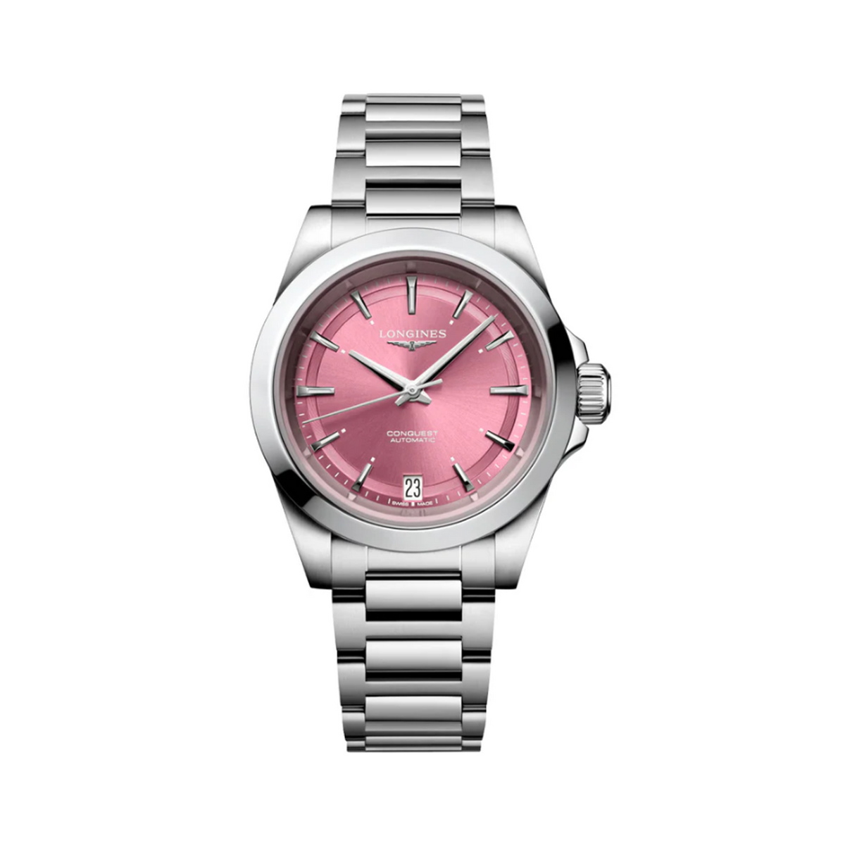 Longines Conquest Women's 34mm Stainless Steel Automatic Watch L3.430.4.99.6