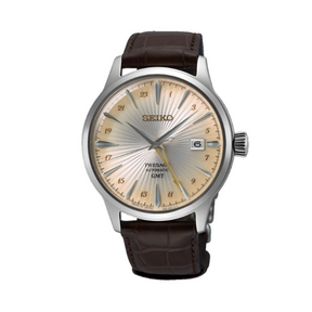 Seiko Presage Men's 40.50mm Automatic GMT Watch SSK041J