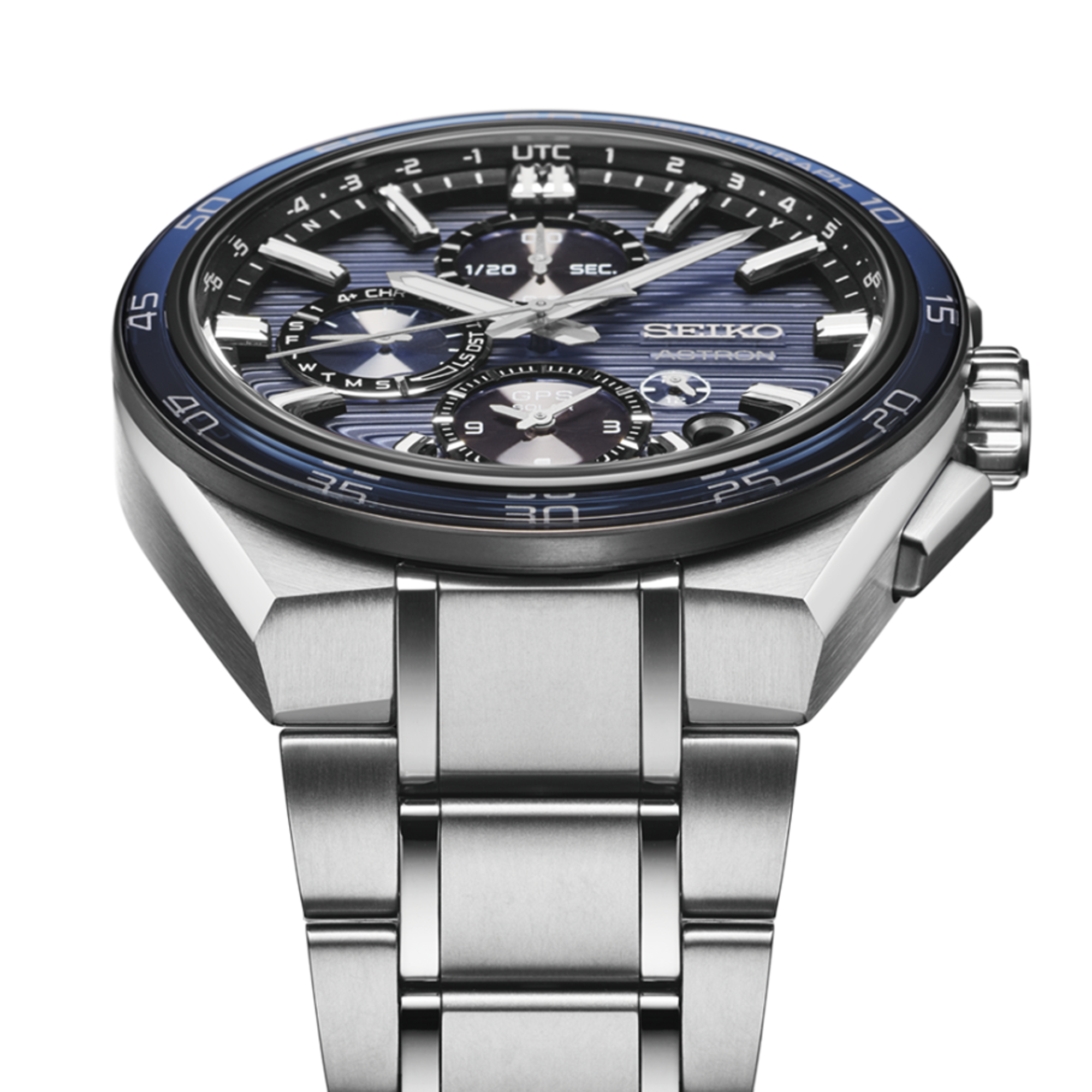Seiko Astron Men's 44.10mm Solar GPS Watch SSH175J