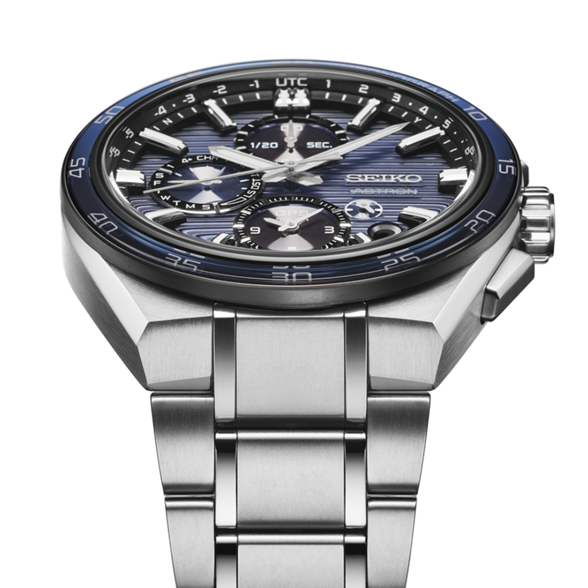 Seiko Astron Men's 44.10mm Solar GPS Watch SSH175J