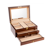 Timber Jewellery Box in Walnut Finish