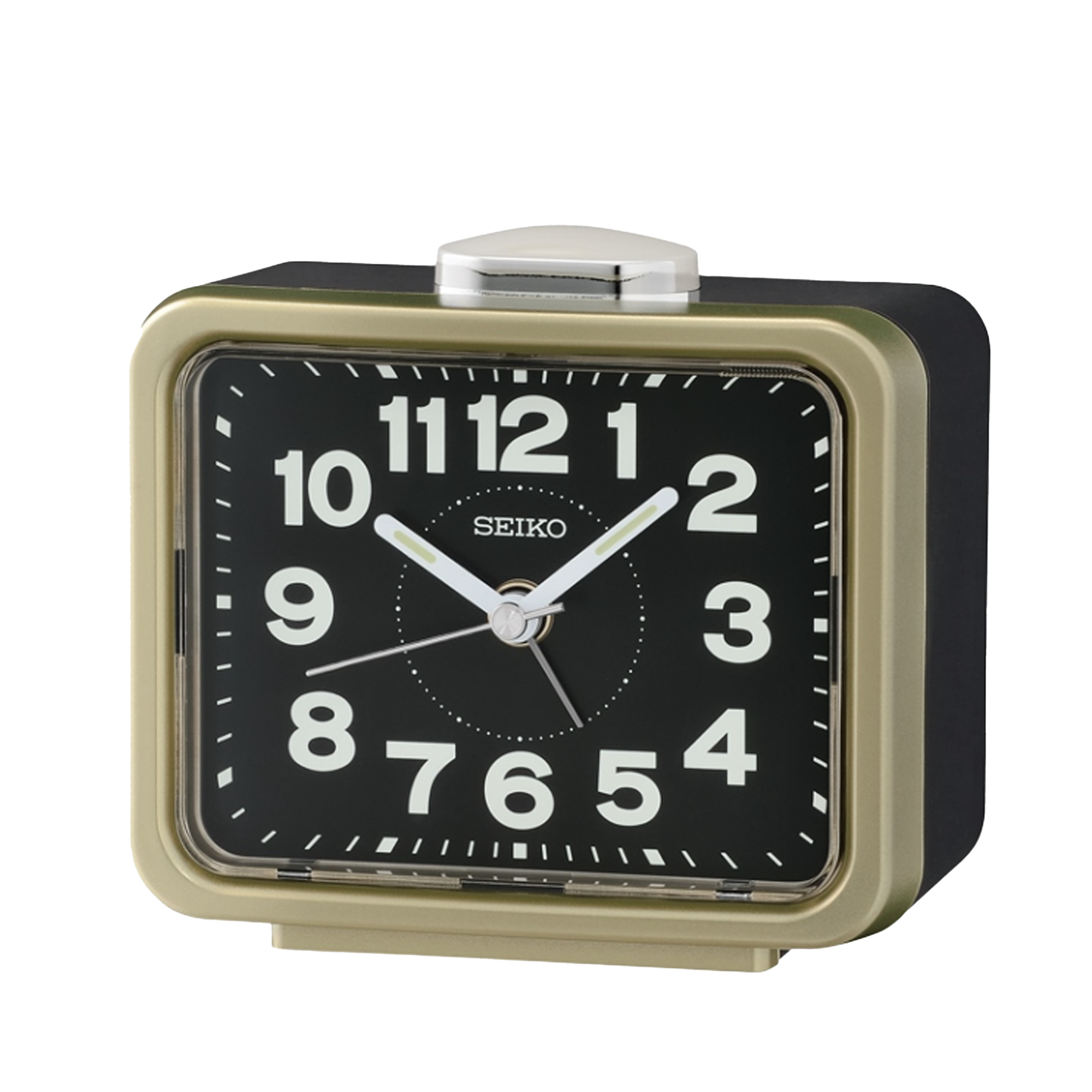 Seiko Rectangular Alarm Clock QHK062-G