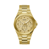 Guess Men's 46mm Gold PVD Quartz Watch GW0798G2