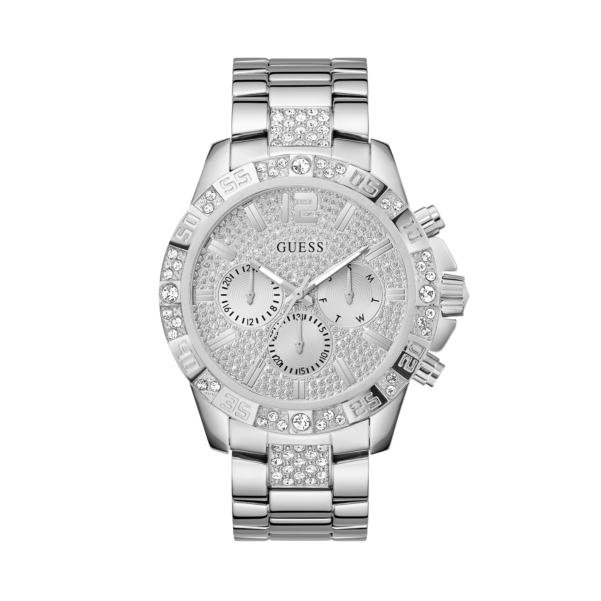 Guess Men's 48mm Stainless Steel Quartz Watch GW0796G1