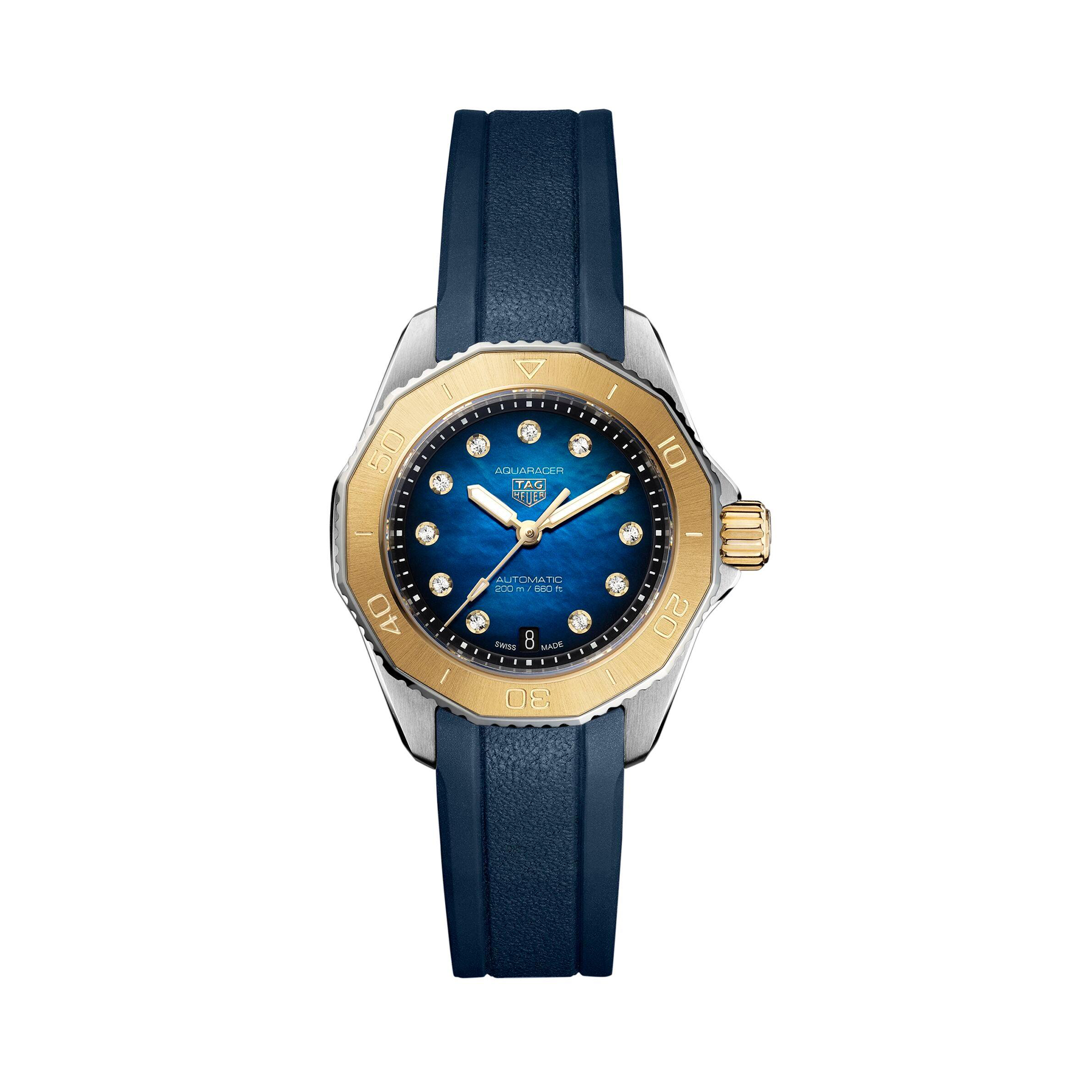 TAG Heuer Aquaracer Professional 2000 Women's 30mm Automatic Watch WBP2450.FT6215