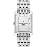 Frederique Constant Carree 25 x 27mm Quartz Stainless Steel Watch FC-235S2C6B