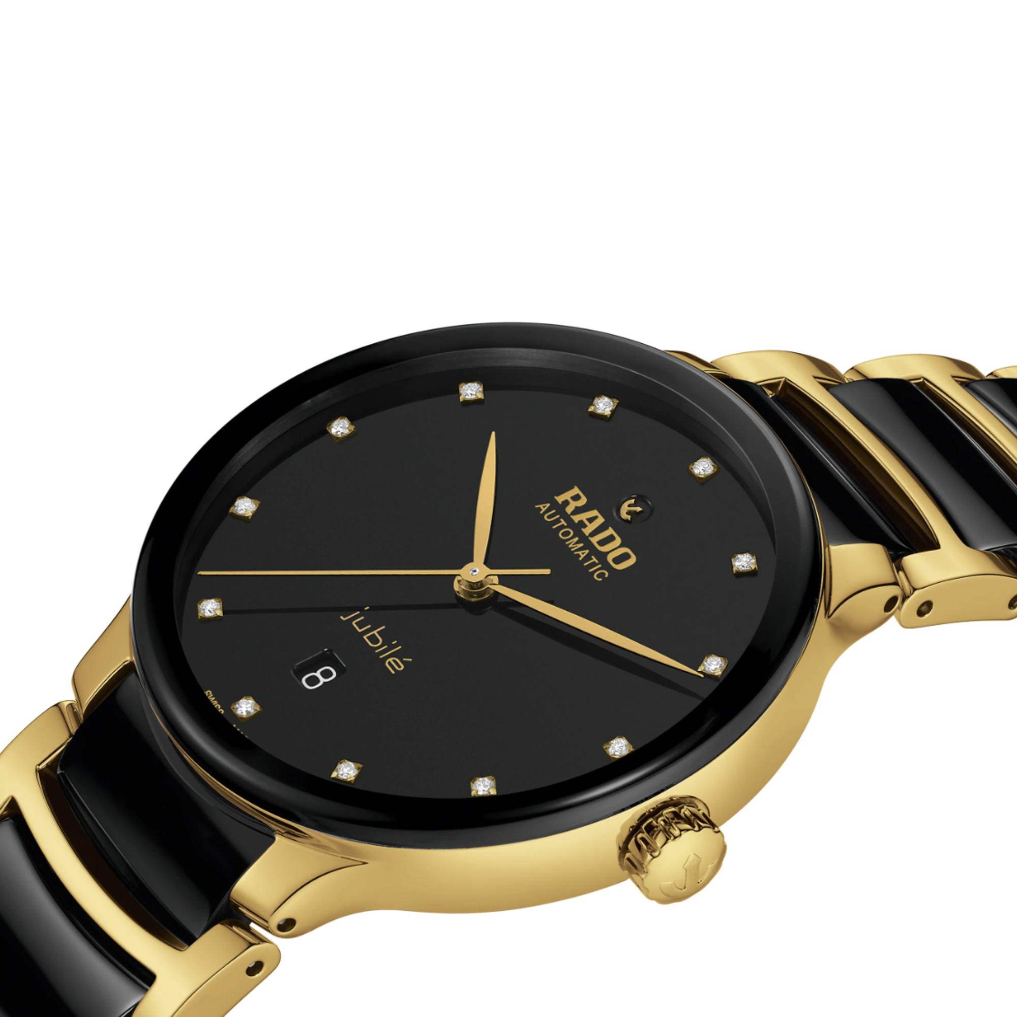 Rado Centrix Men's 39.50mm Ceramic & Yellow PVD Automatic Watch R30 008 742