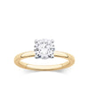 Everlasting 1.25ct TW Round Brilliant Lab-Grown Diamond Solitaire Engagement Ring in 18ct Yellow and White Gold
