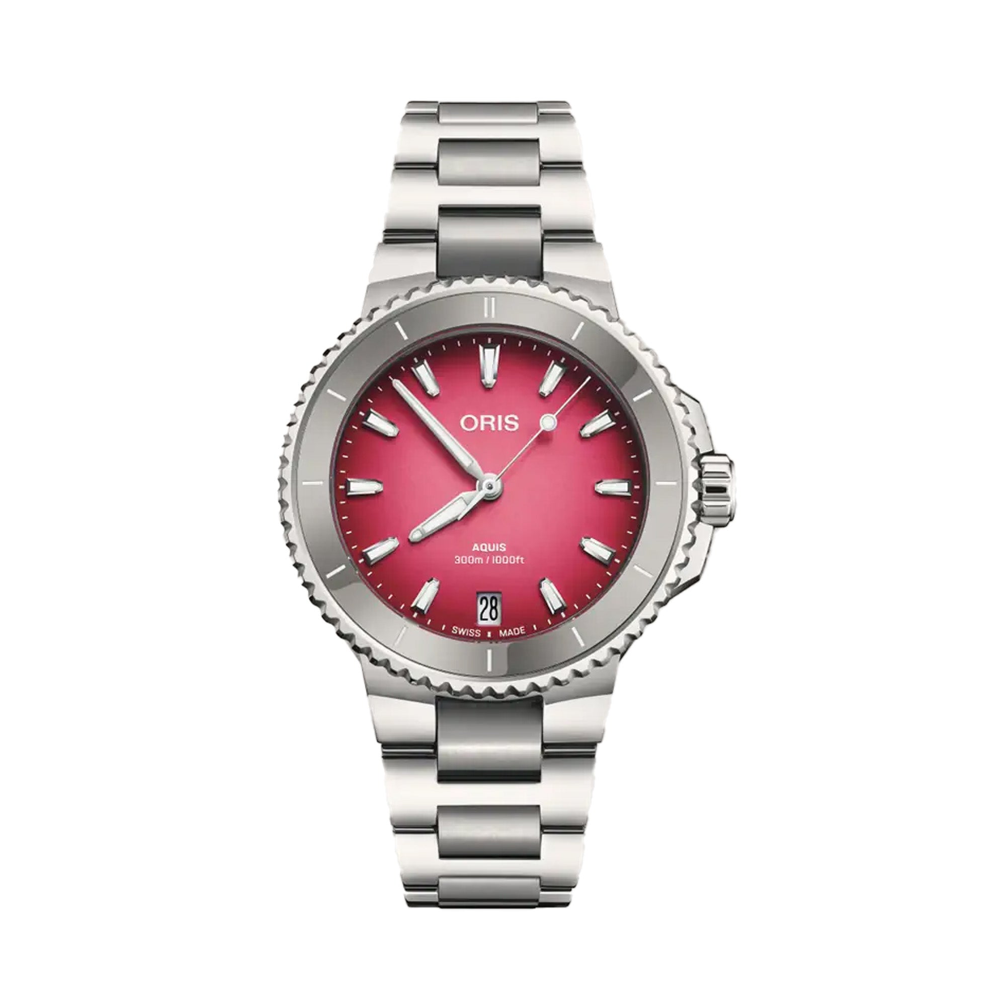 Oris Aquis Automatic Diver Unisex 36.50mm Watch 733 7792 4158MB