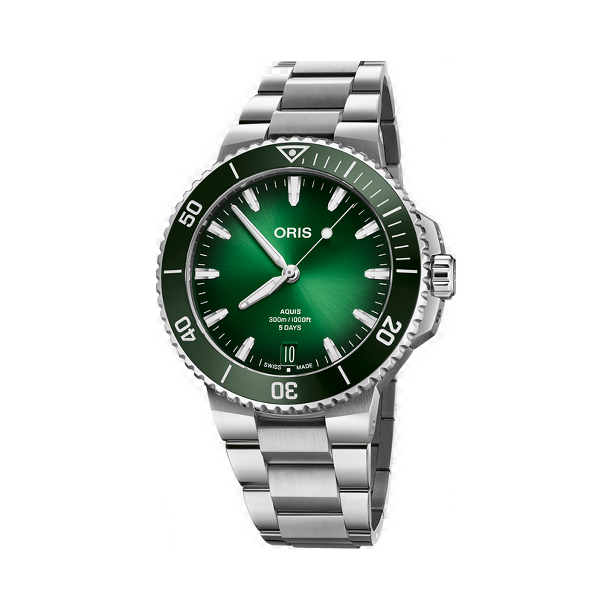 Oris Aquis Diver Men's 43.50mm Stainless Steel Calibre 400 Automatic Watch 400 7790 4157MB