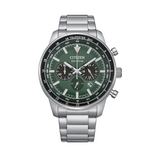 Citizen Men's Green Quartz Chronograph Watch CA4500-91X