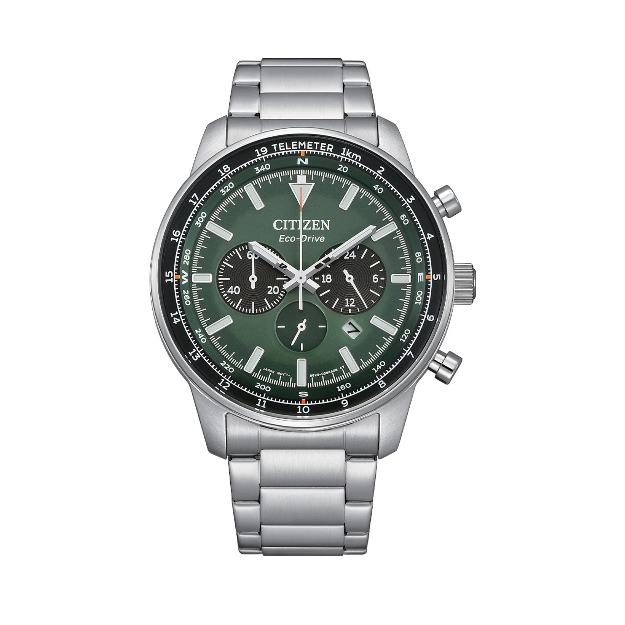 Citizen Men's Green Quartz Chronograph Watch CA4500-91X