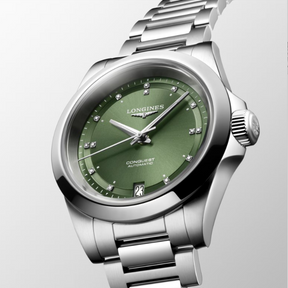 Longines Conquest Women's 34mm Stainless Steel Automatic Watch L3.430.4.07.6