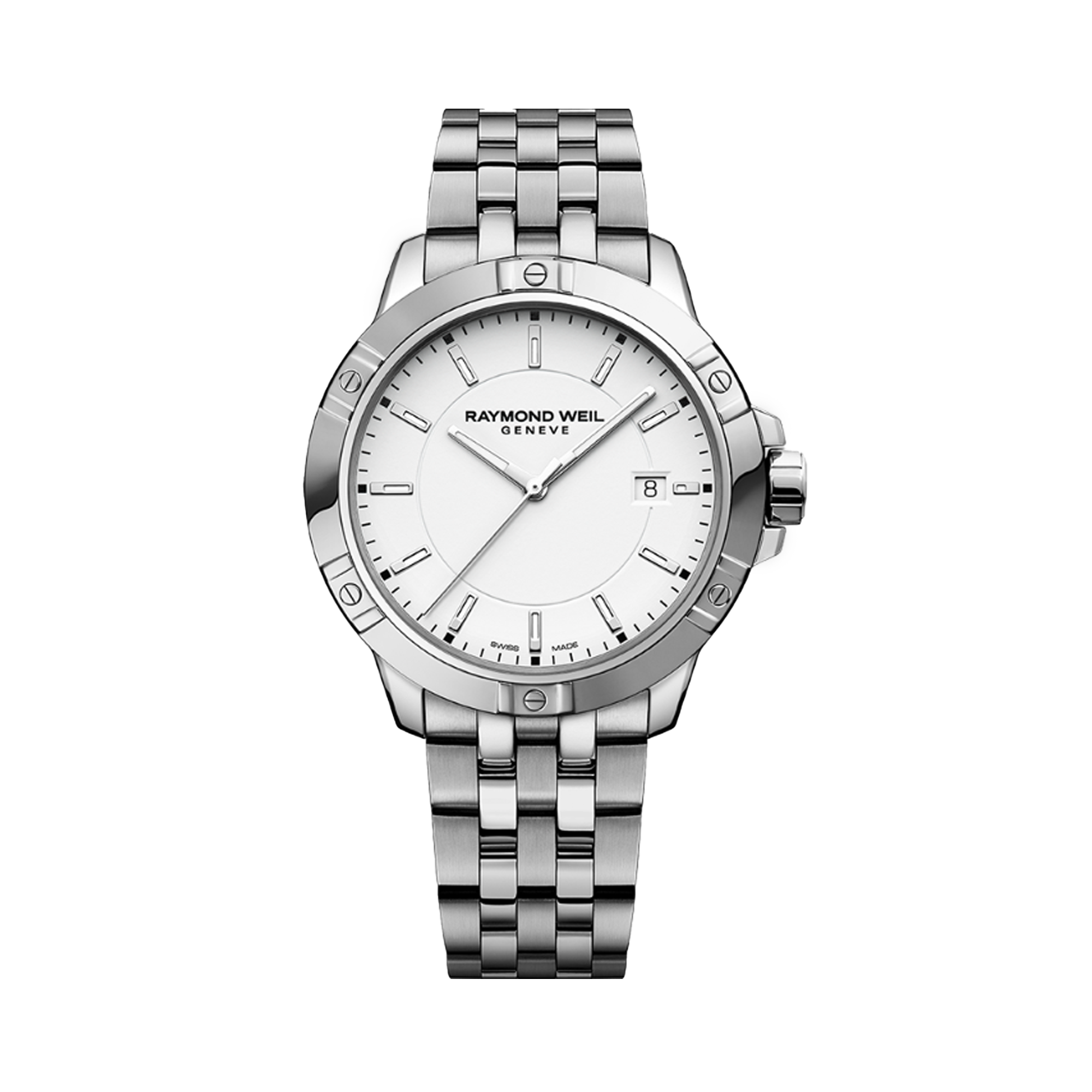 Raymond Weil Tango Men's 41mm White Quartz Watch 8160-ST-30041