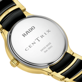 Rado Centrix Women's 35mm Ceramic & Yellow PVD Quartz Watch R30 039 712