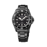 Seiko Prospex Men's 41mm Black and Steel Solar Watch SNE599P