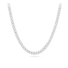 60cm Solid Curb Chain in Sterling Silver