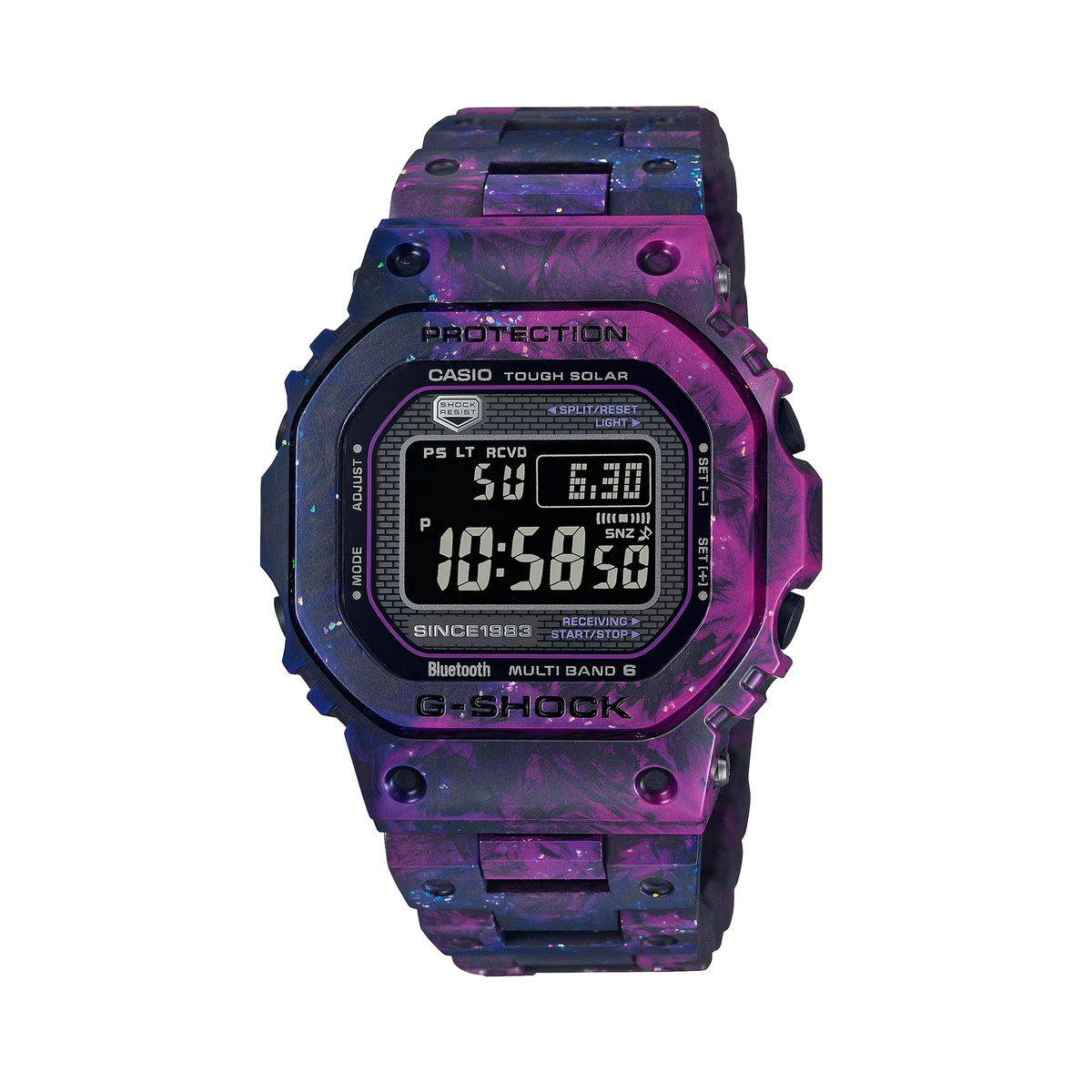 Casio G-SHOCK Men's 40th Anniversary Carbon Edition Solar Watch GCWB5000UN-6D